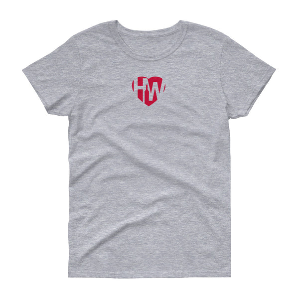 NEW!! Happywino Heart Logo Women's short sleeve t-shirt